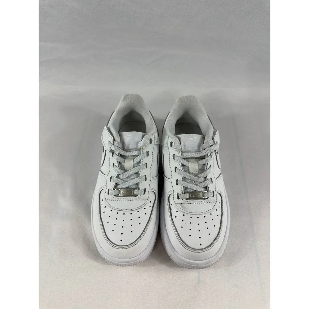 Nike Force 1 Low EasyOn (PS) Triple White Sneakers FN0237-111 Kids Size 13.5C